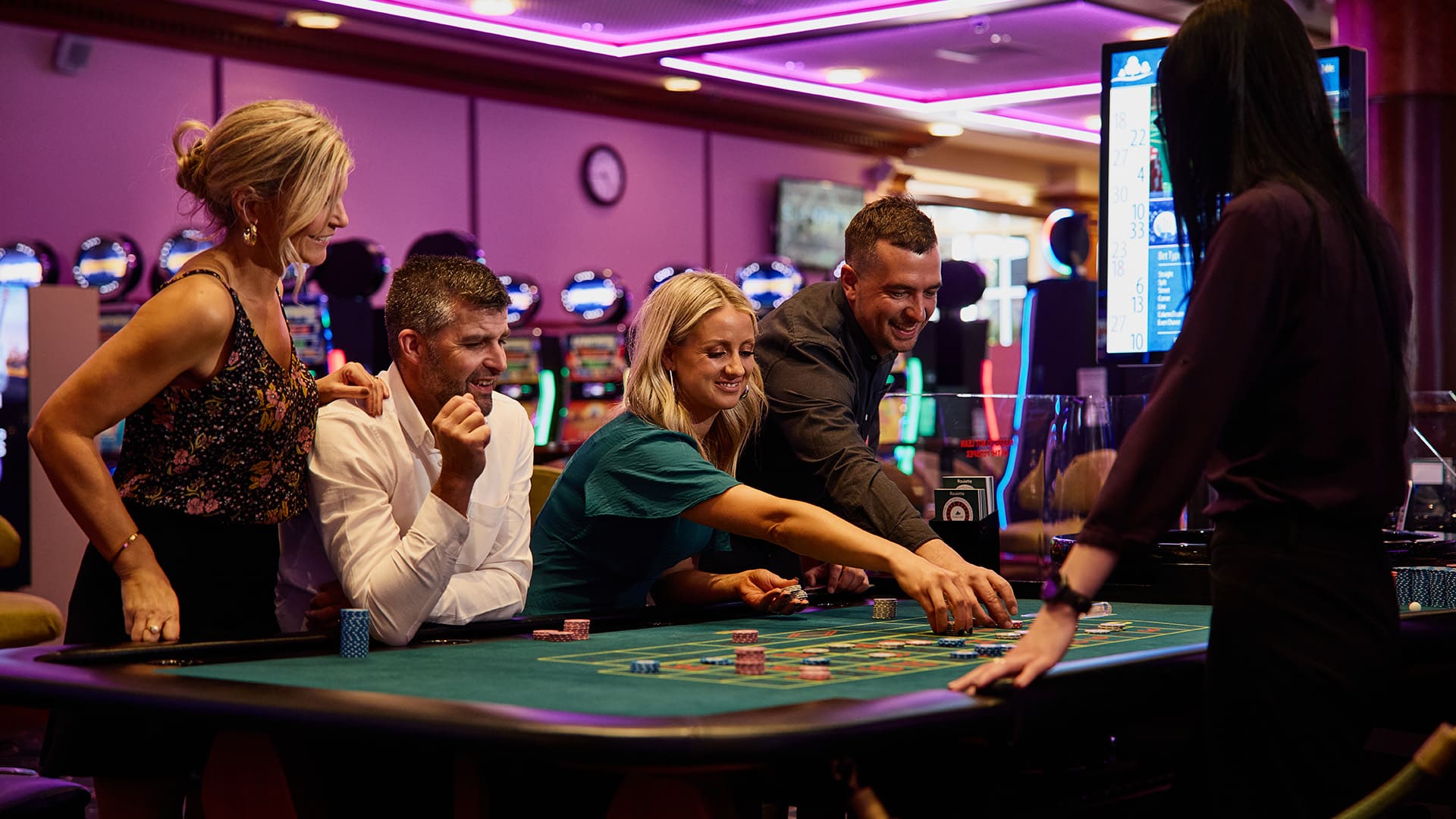 Casino and adult entertainment atmosphere at Country Club Tasmania